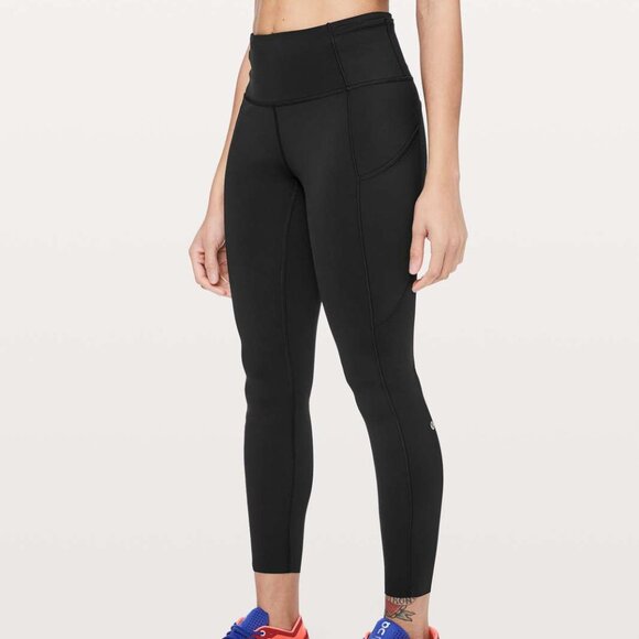 Lululemon Fast&Free 7/8 Tight II Nulux  Black 8 - Picture 1 of 12
